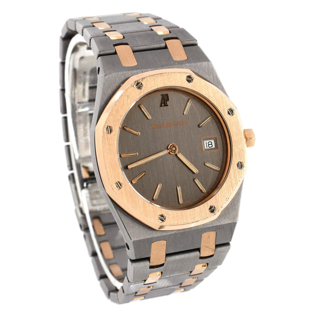 Royal Oak Date Quartz Watch Tantalum and Rose Gold 33