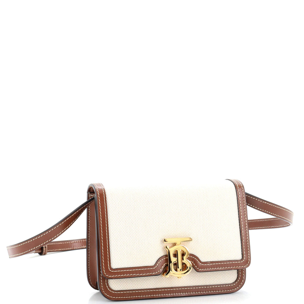TB Flap Bag Canvas Mini