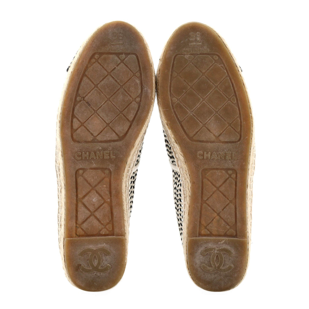 Women's CC Cap Toe Espadrilles Woven Mesh