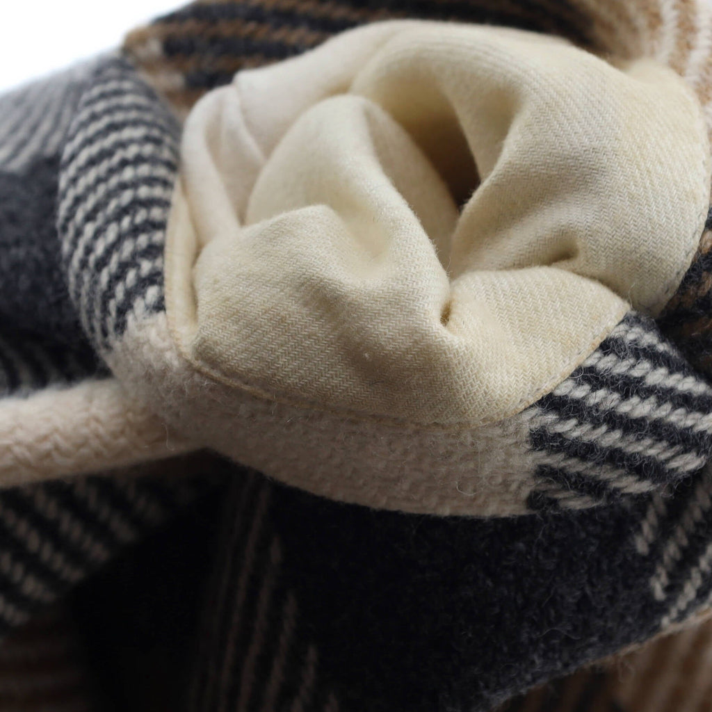 Women's Belted Coat House Check Wool