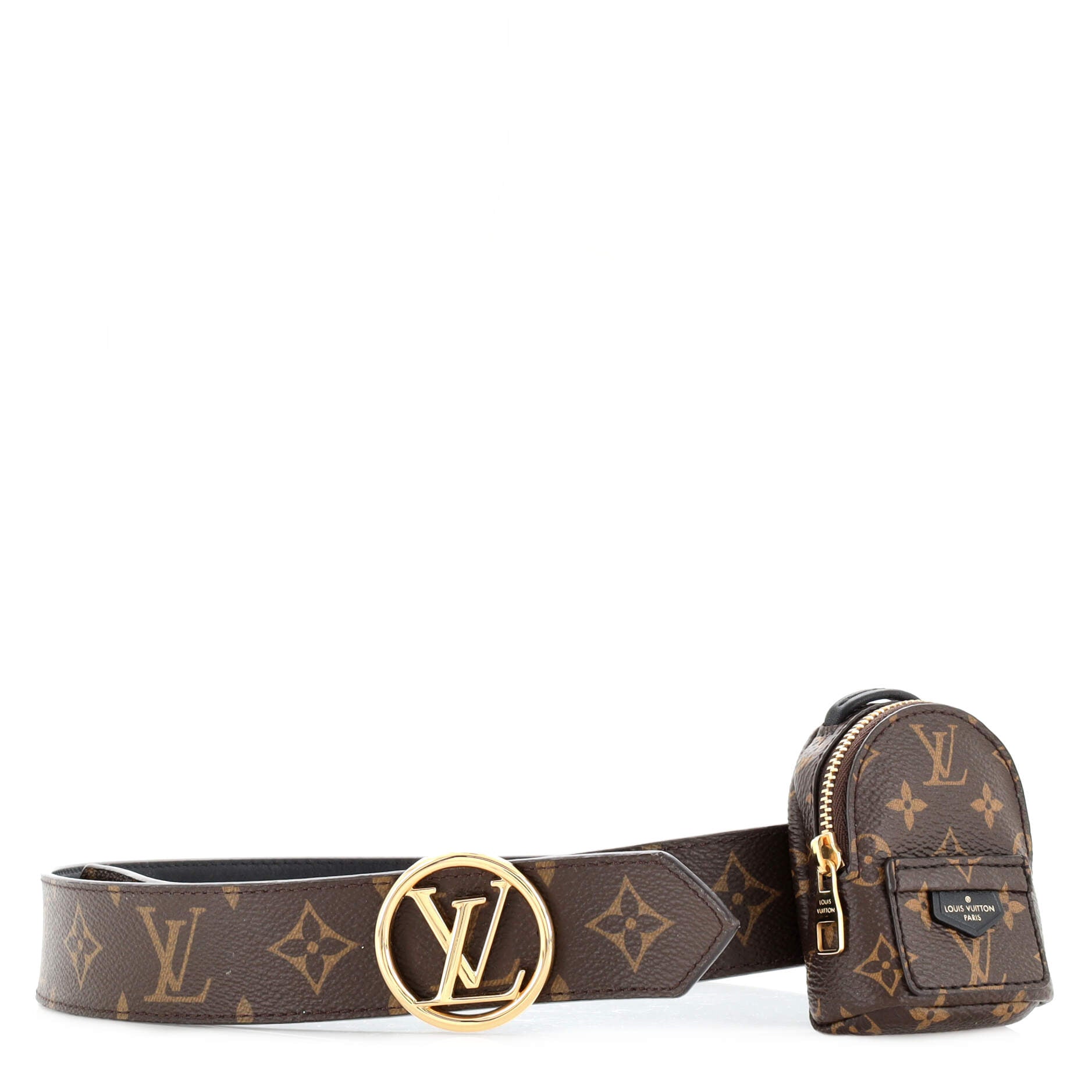 Palm Springs Belt Monogram Canvas Medium 80