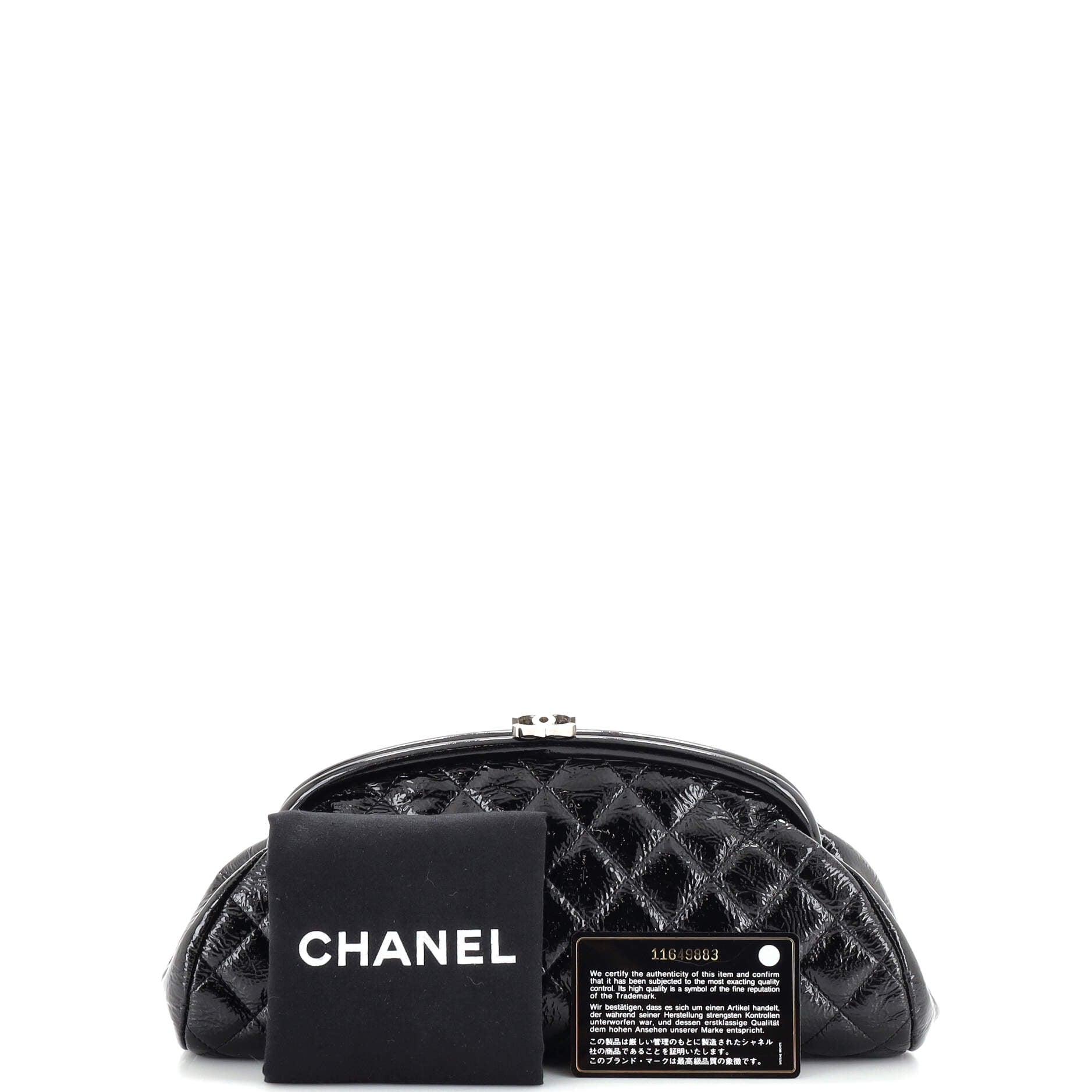 Timeless Clutch Quilted Patent