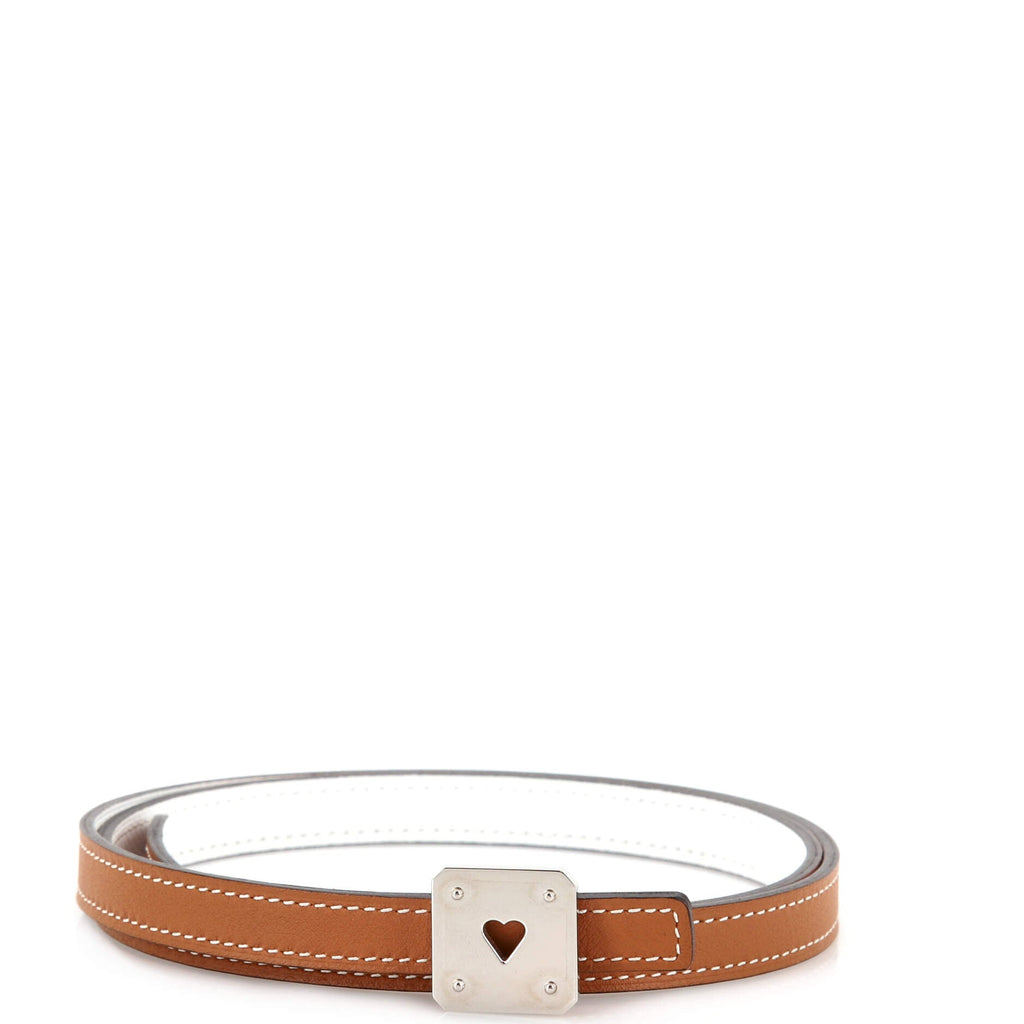 As de Coeur Reversible Belt Leather Thin 80
