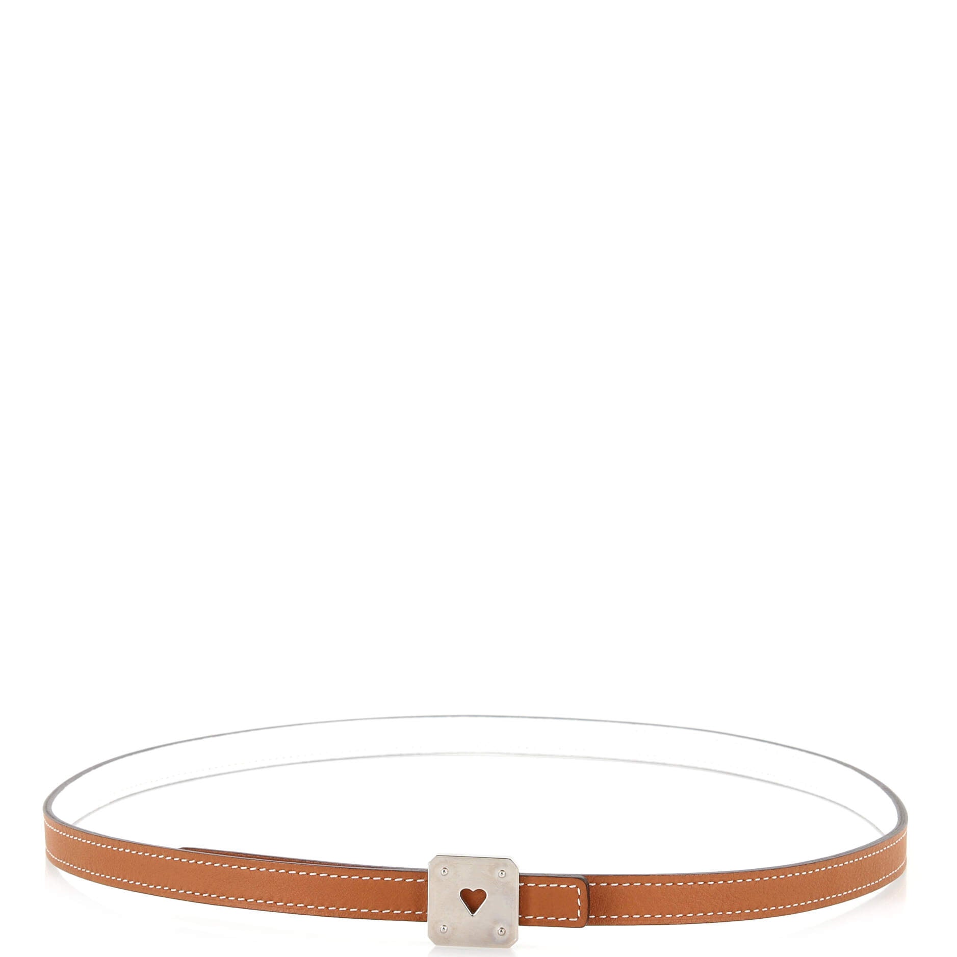 As de Coeur Reversible Belt Leather Thin 80