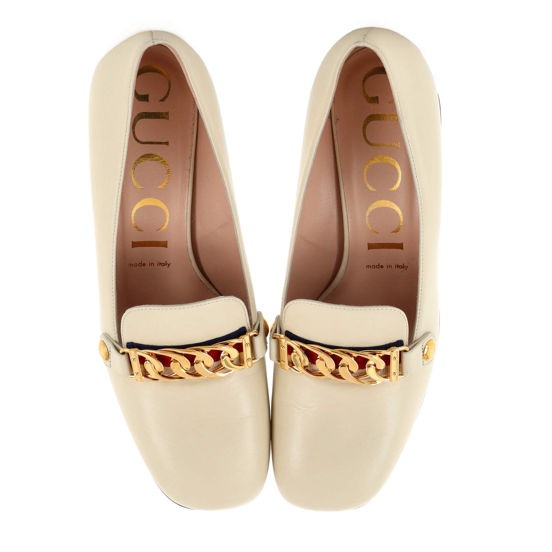 Women's Sylvie Chain Link Loafers Leather