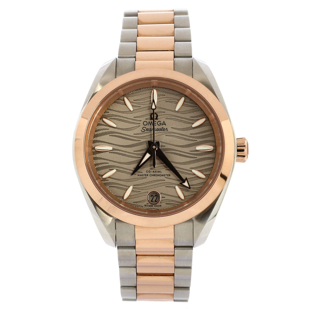 Seamaster Aqua Terra 150M Co-Axial Chronometer Automatic Watch Stainless Steel and Rose Gold 34
