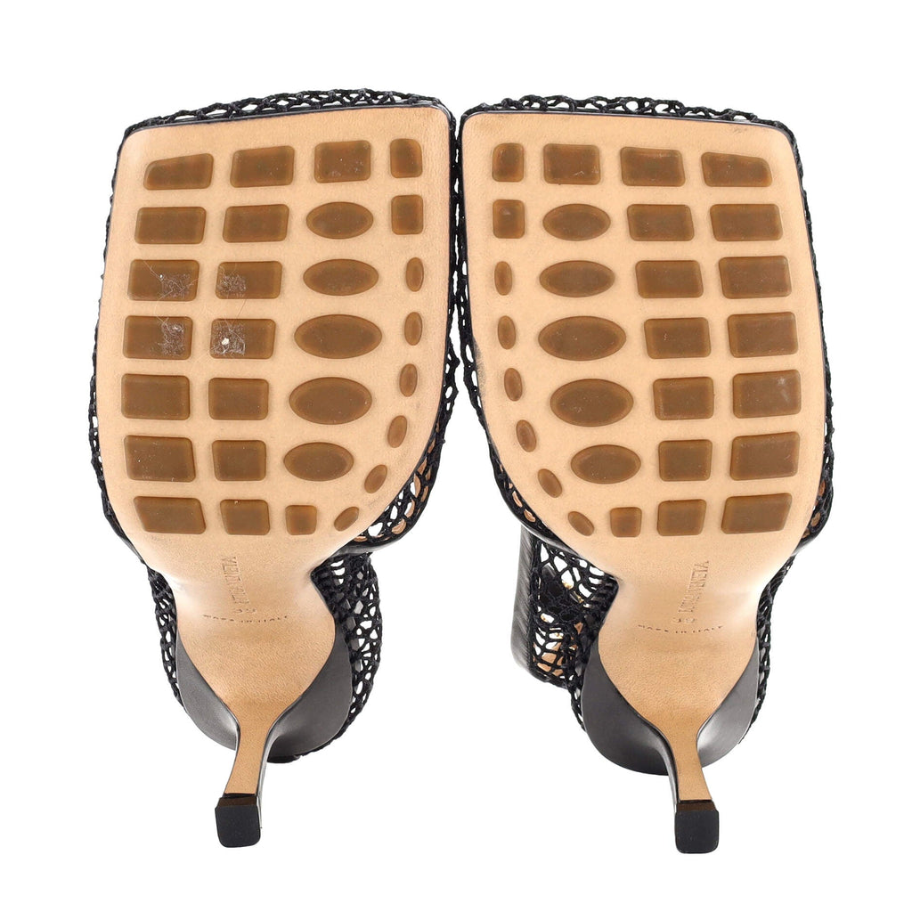 Women's Stretch Chain Pumps Mesh with Leather