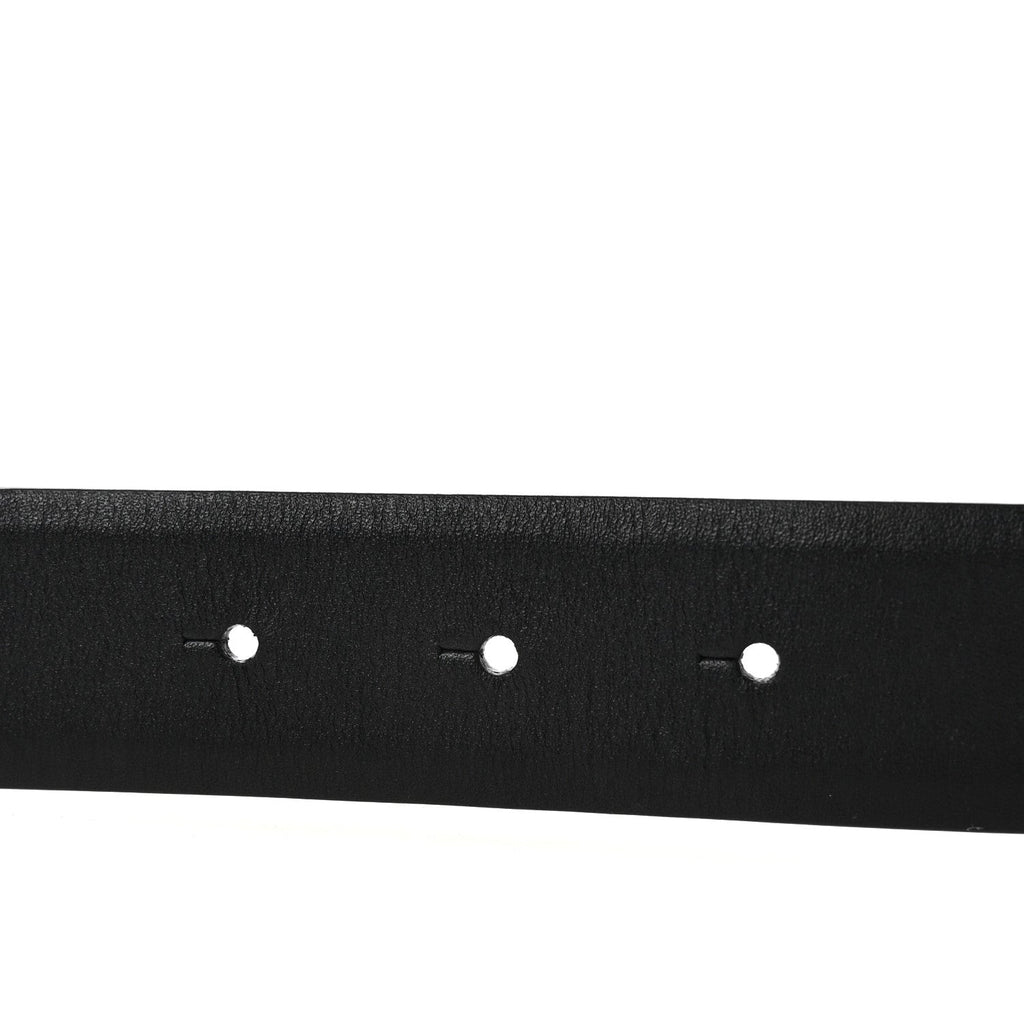 Calfskin CC Chain Belt 80 32 Black