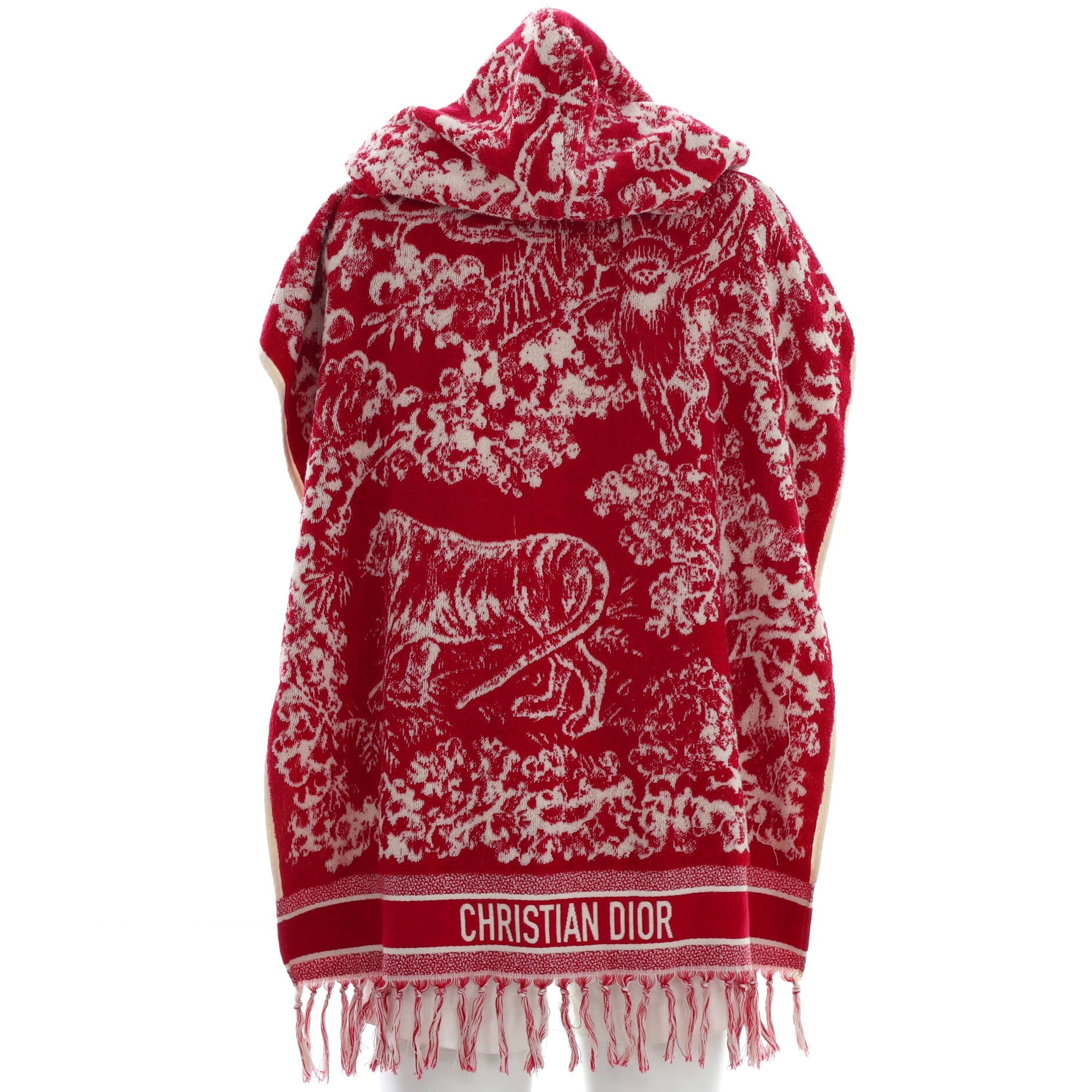 Women's Hooded Logo Poncho Cotton