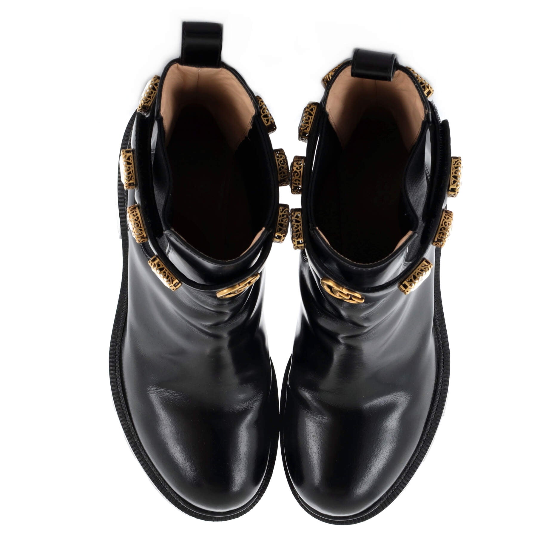 Women's Trip Boots Embellished Leather