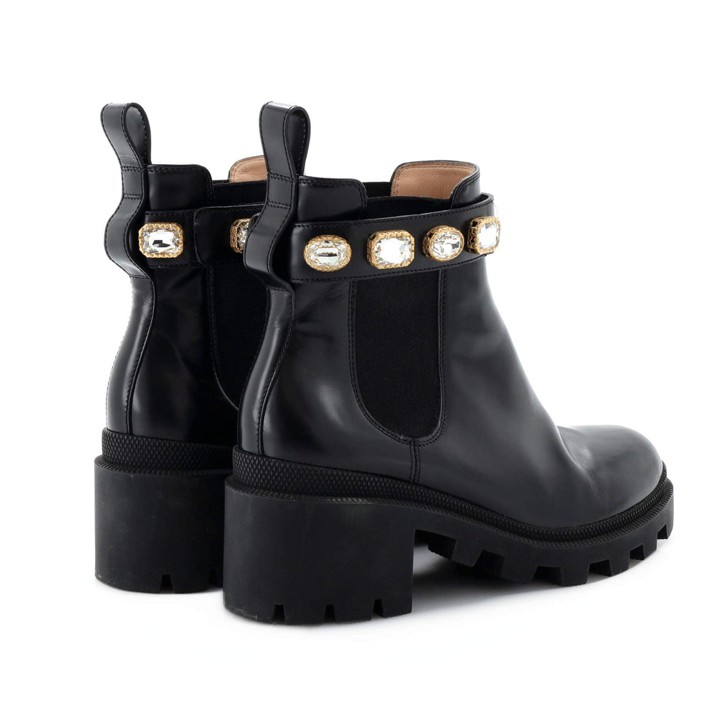 Women's Trip Boots Embellished Leather