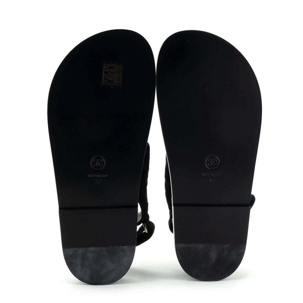 Women's Velcro Dad Sandals Quilted Glitter Fabric