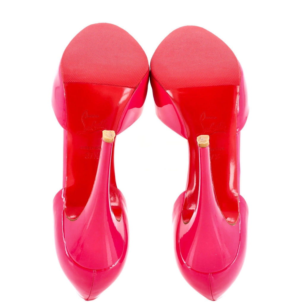Madame Claude Peep Toe Pumps Patent 120