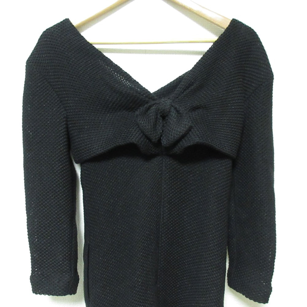 Chanel Ribbon Mesh Knit Dress