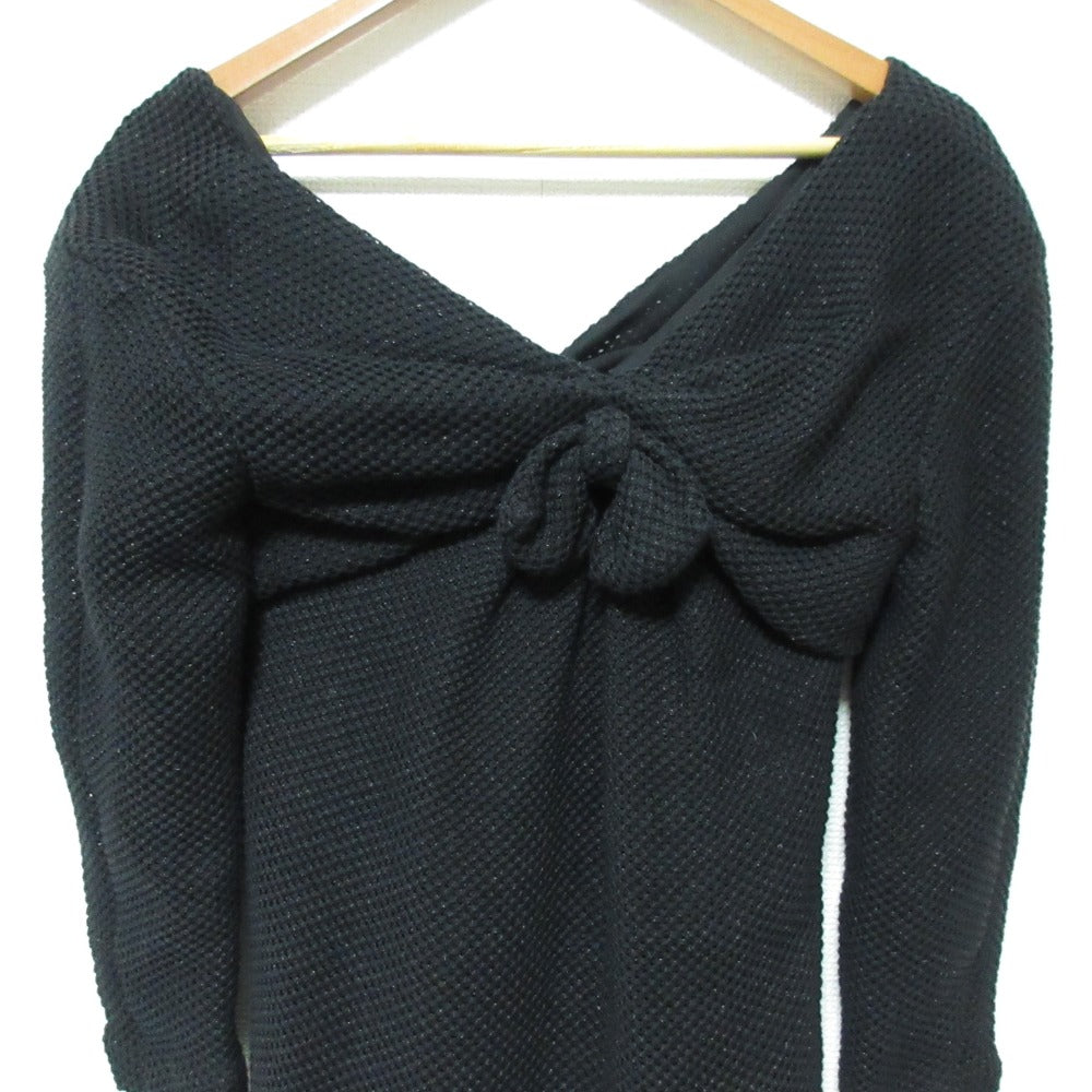 Chanel Ribbon Mesh Knit Dress