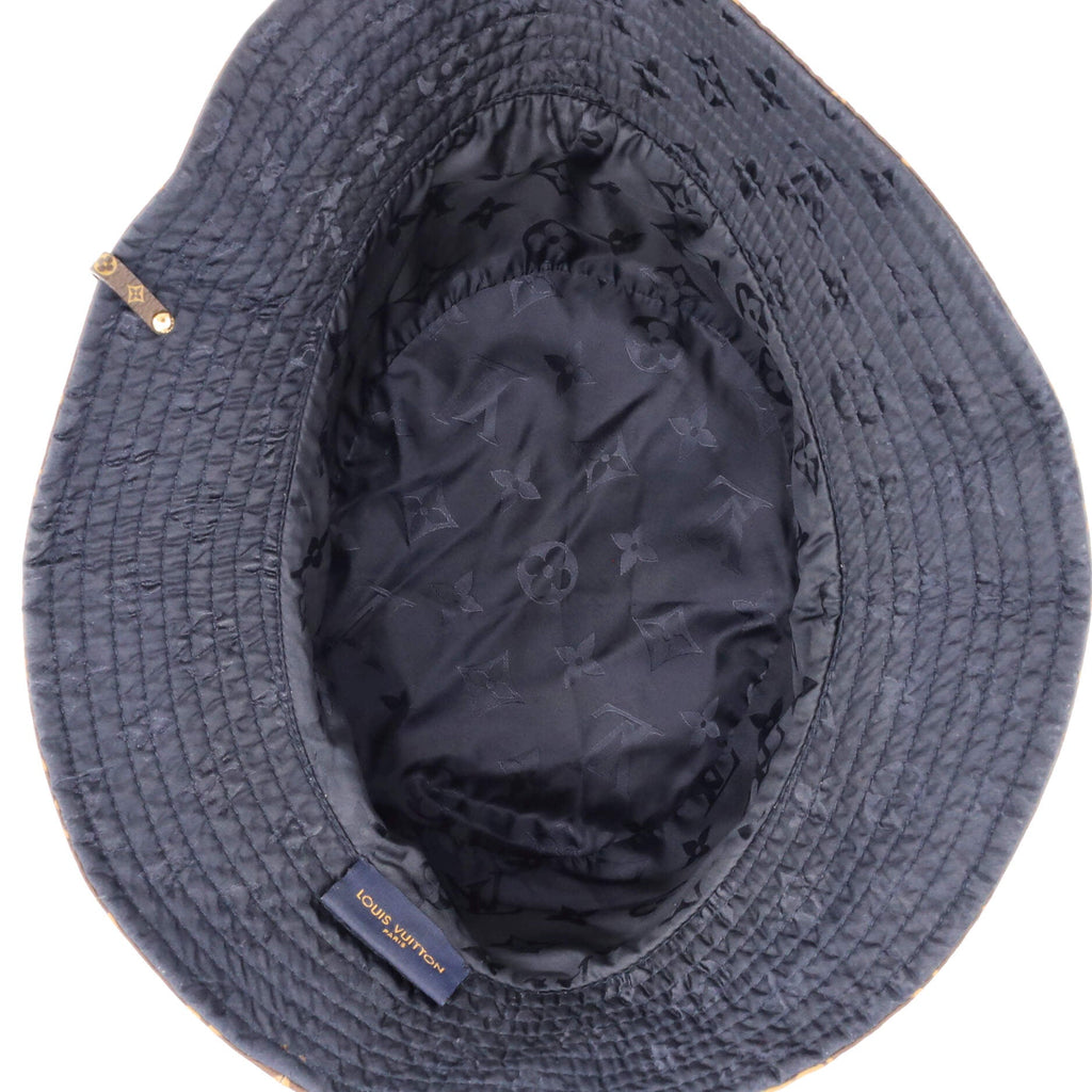 Bob Reversible Bucket Hat Monogram Nylon