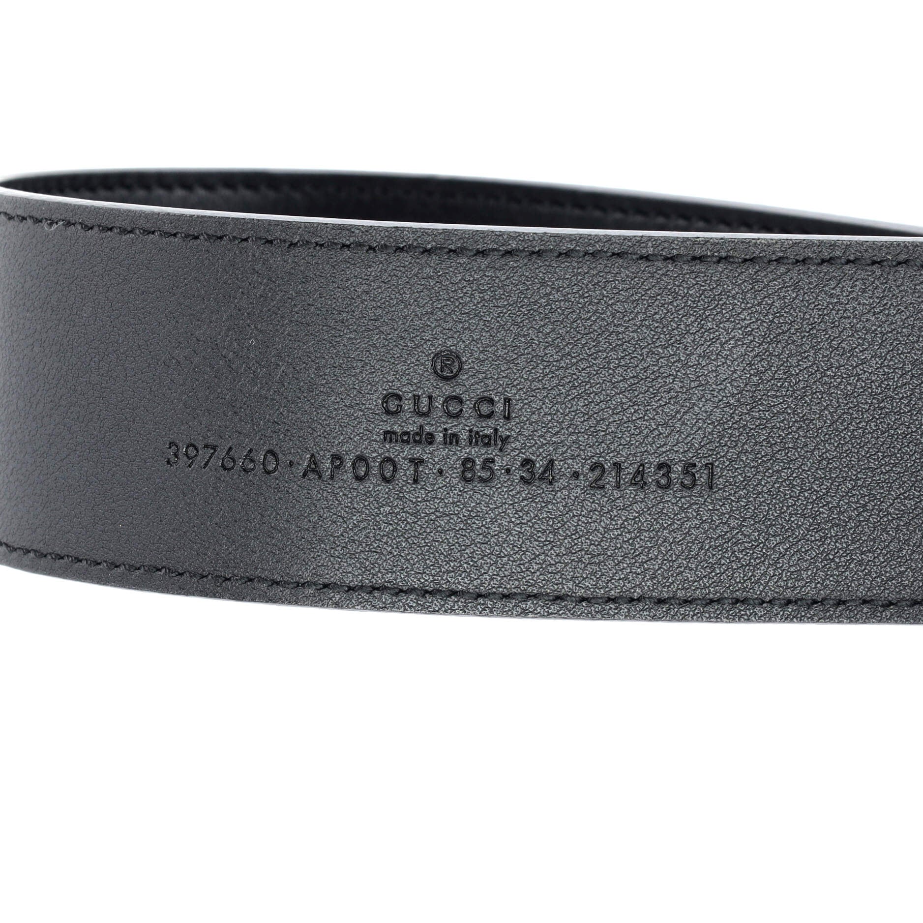 GG Marmont Belt Leather Wide 85