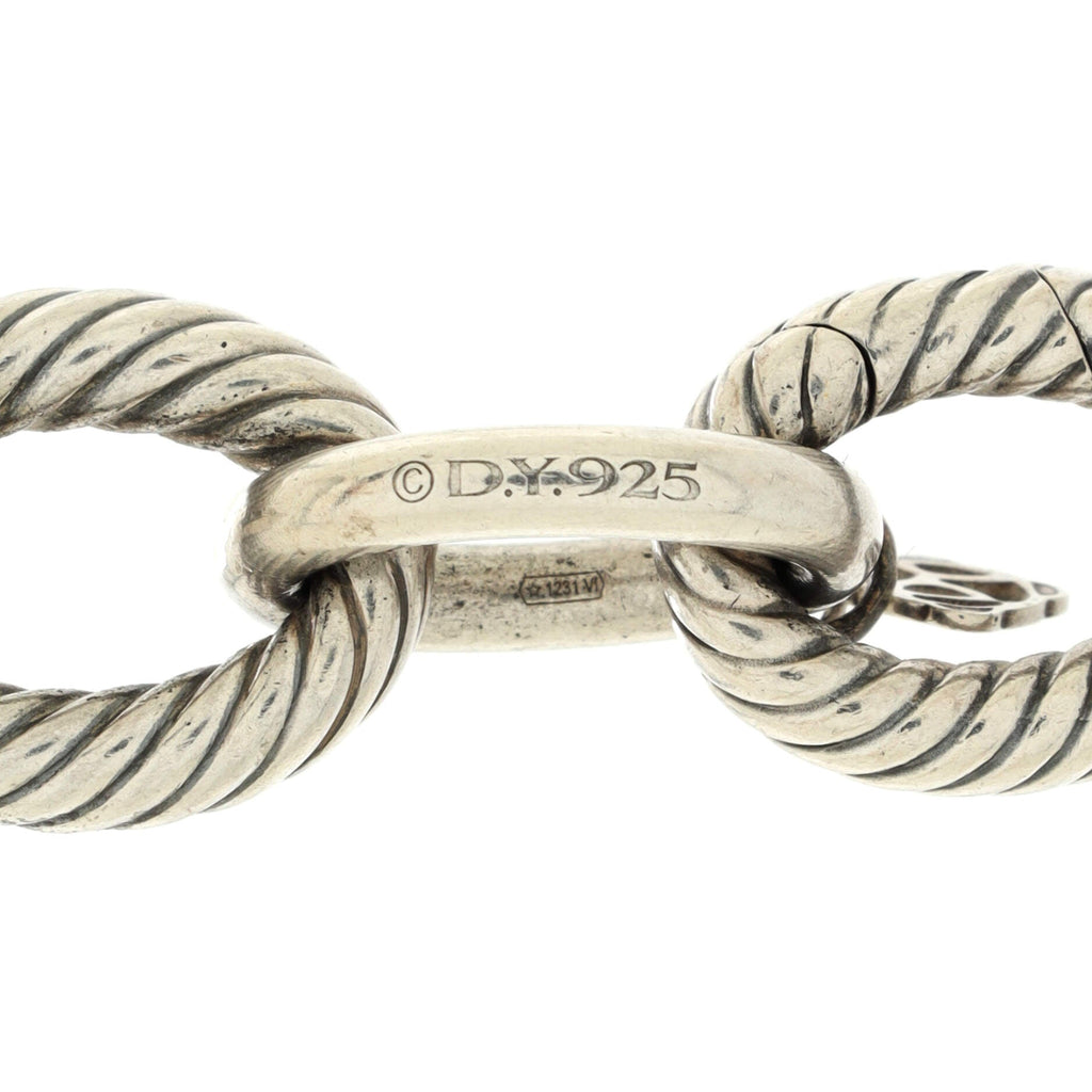 Oval Link Bracelet Sterling Silver XL