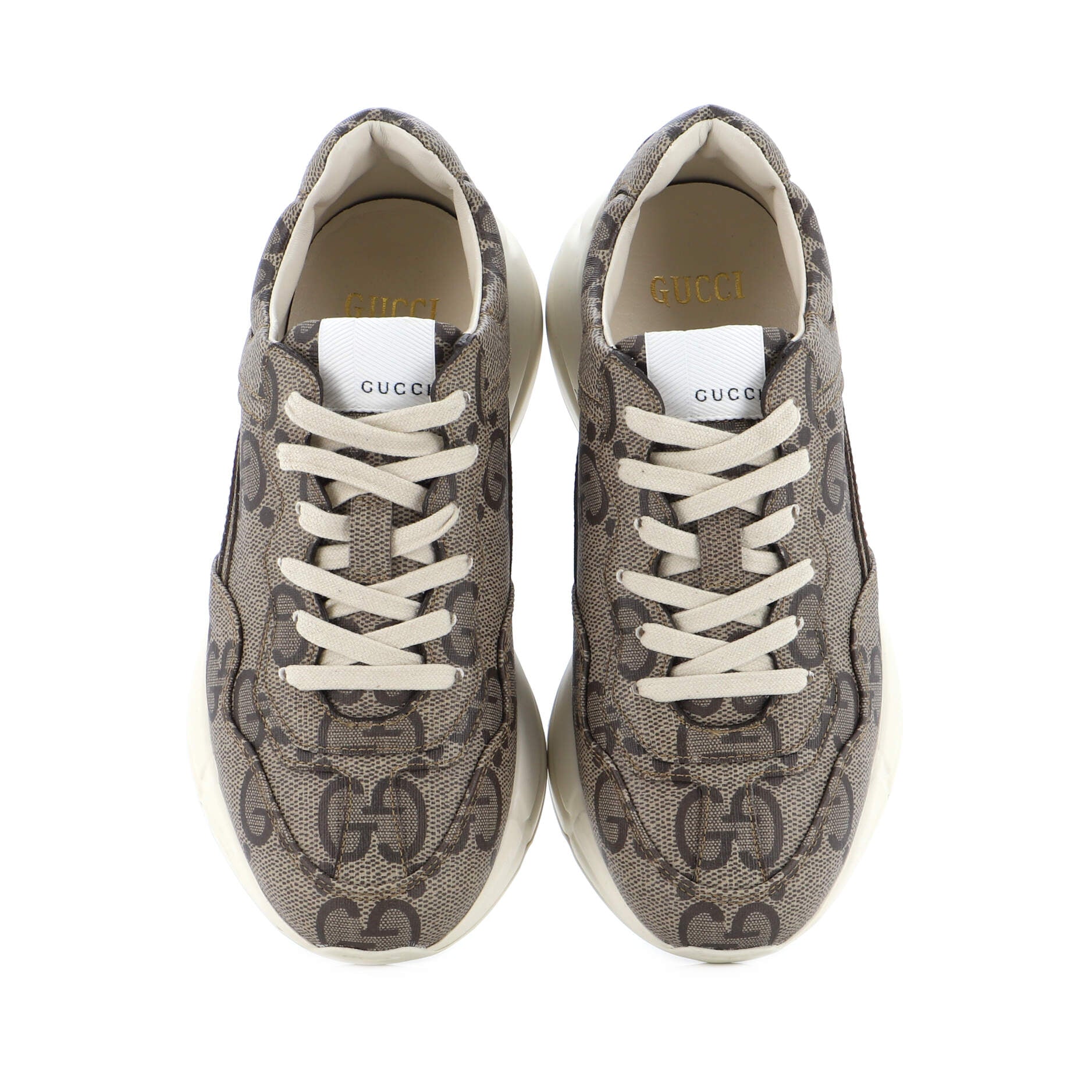 Rhyton Sneakers Jumbo GG Coated Canvas