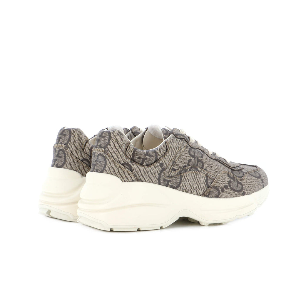 Rhyton Sneakers Jumbo GG Coated Canvas