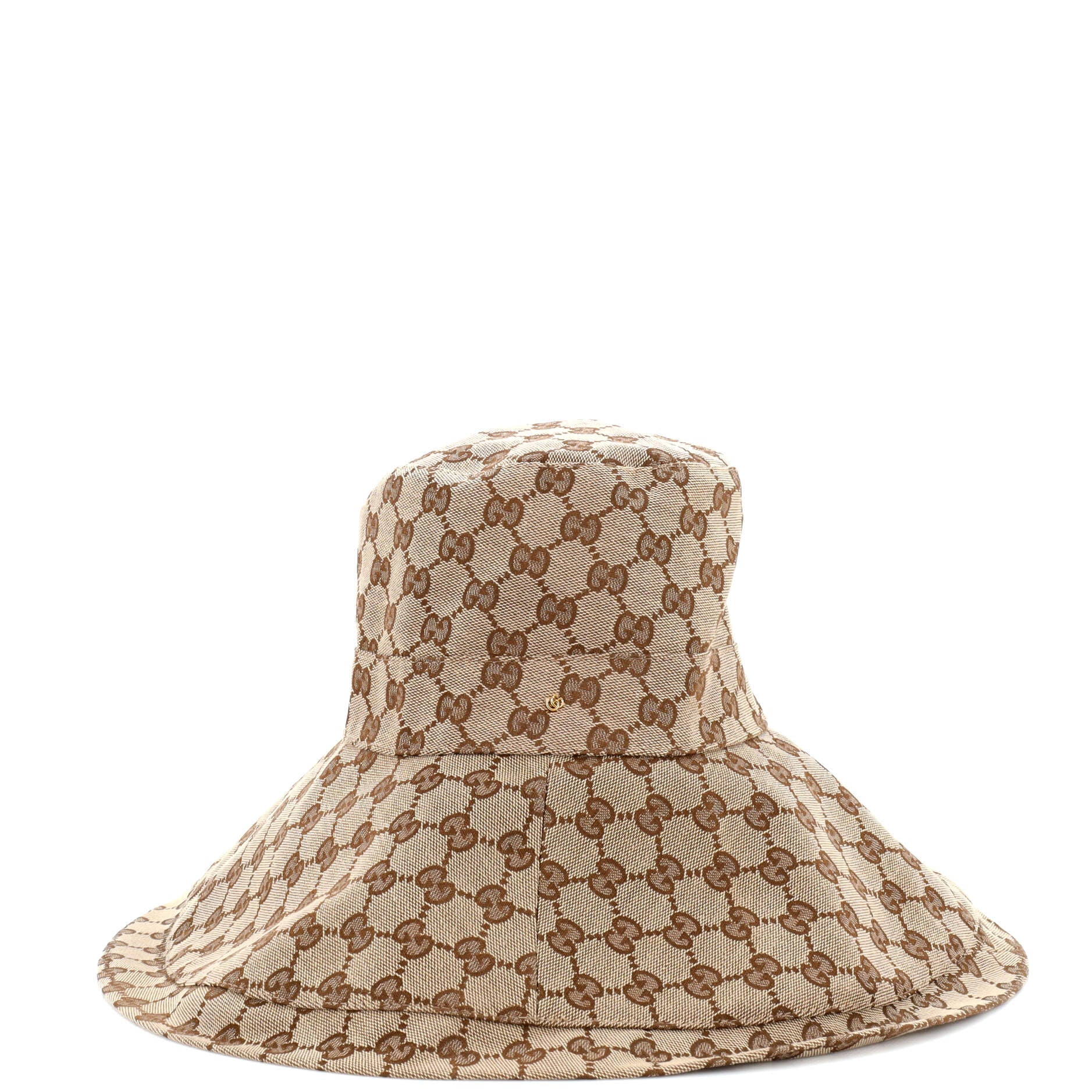 Wide Brim Hat GG Canvas