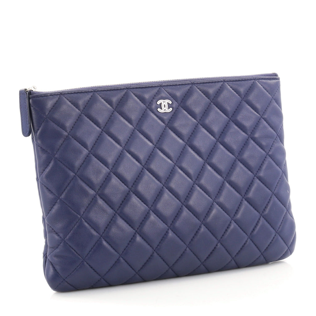 O Case Clutch Quilted Lambskin Medium