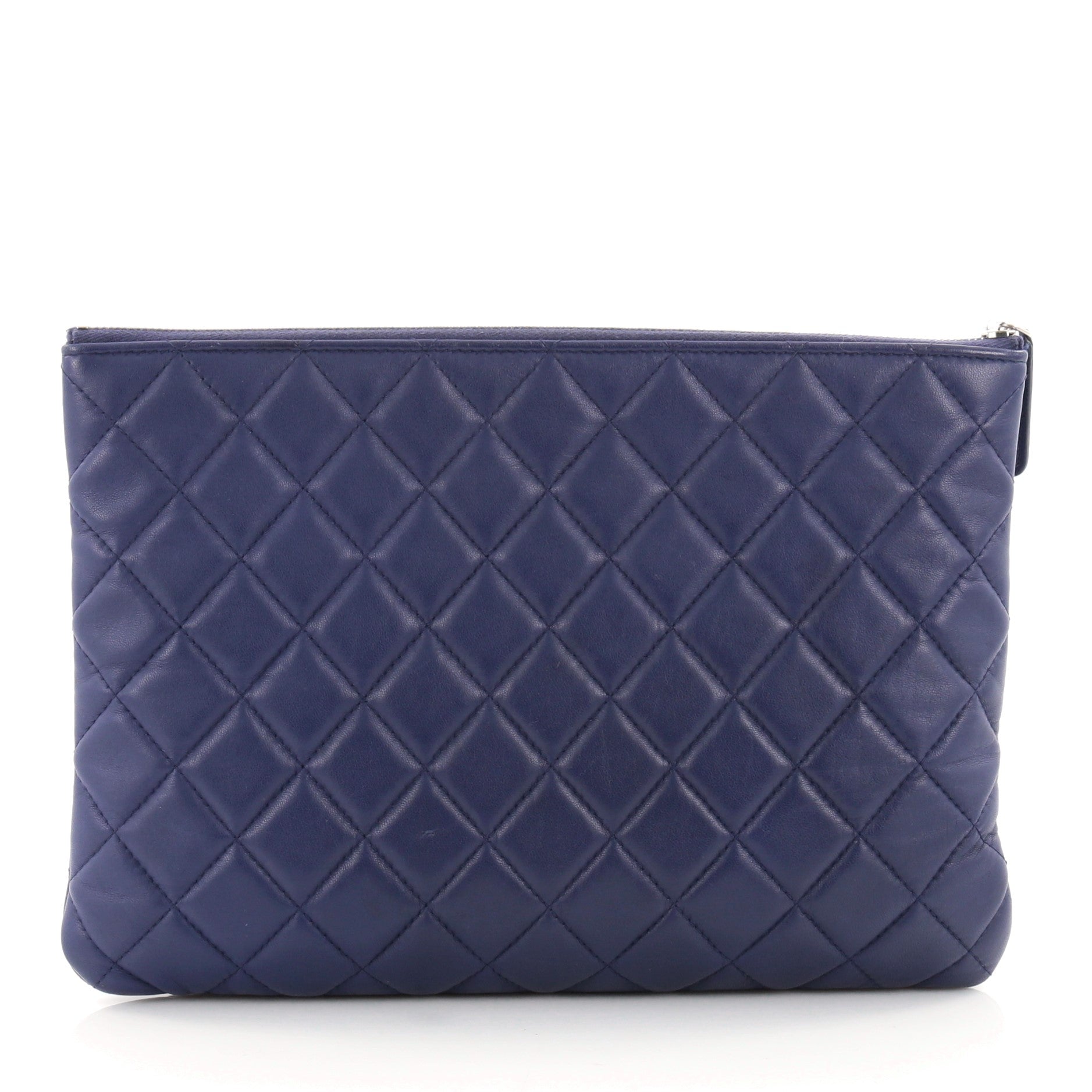 O Case Clutch Quilted Lambskin Medium