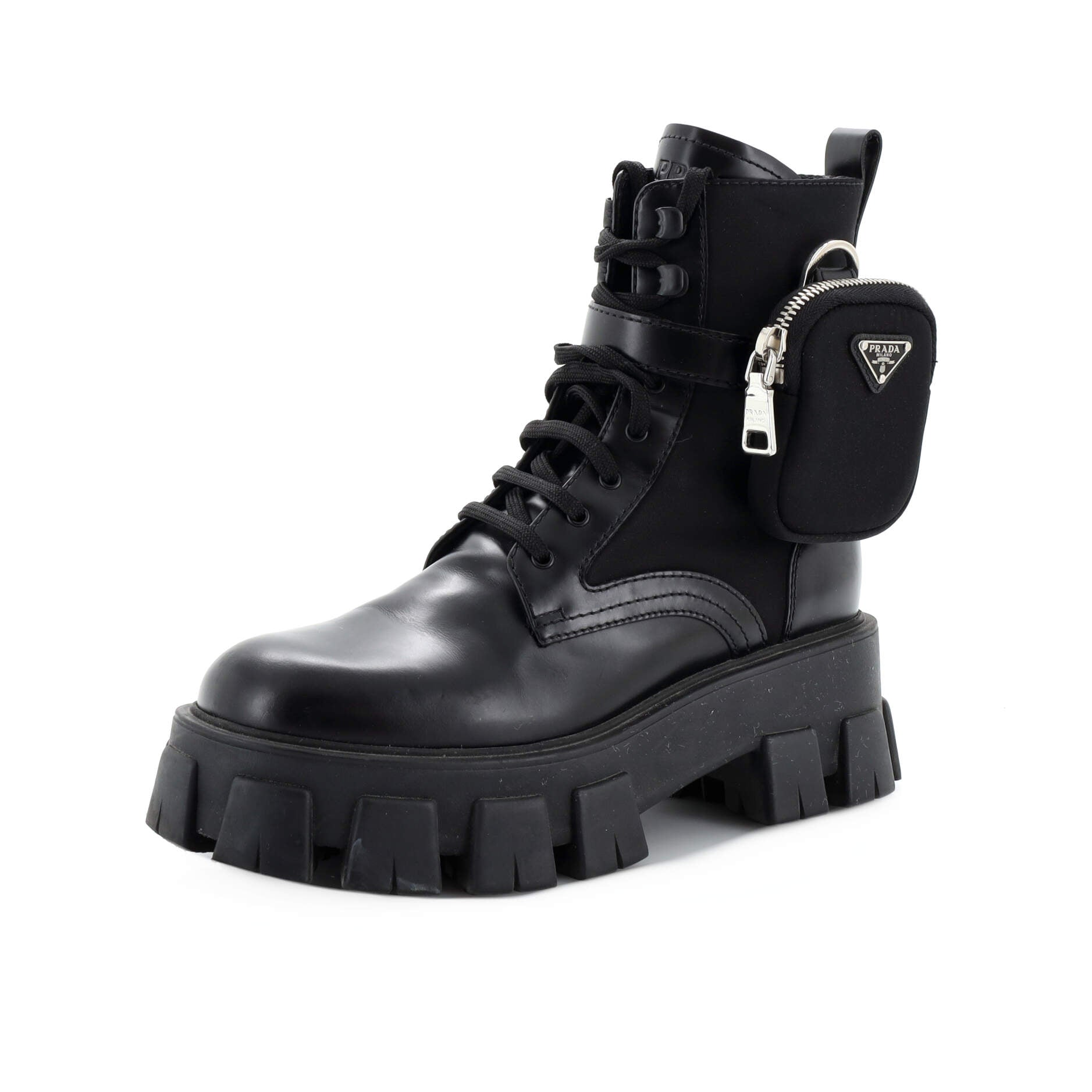 Monolith Combat Boots Leather and Nylon