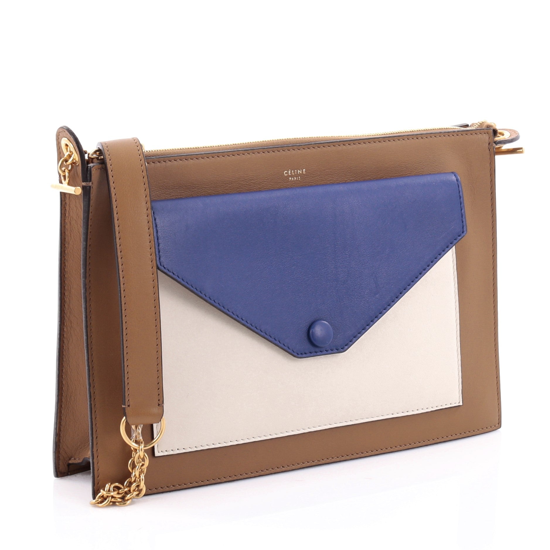 Pocket Clutch Leather Medium