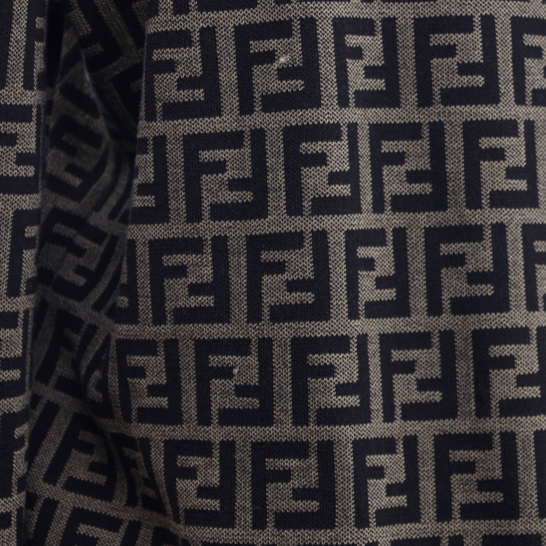 x Fendi Fendace Women's Medusa Crewneck Sweater Embellished Wool