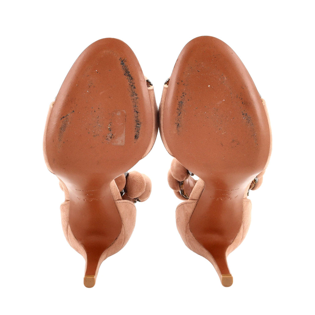 Women's La Bombe Heeled Sandals Suede