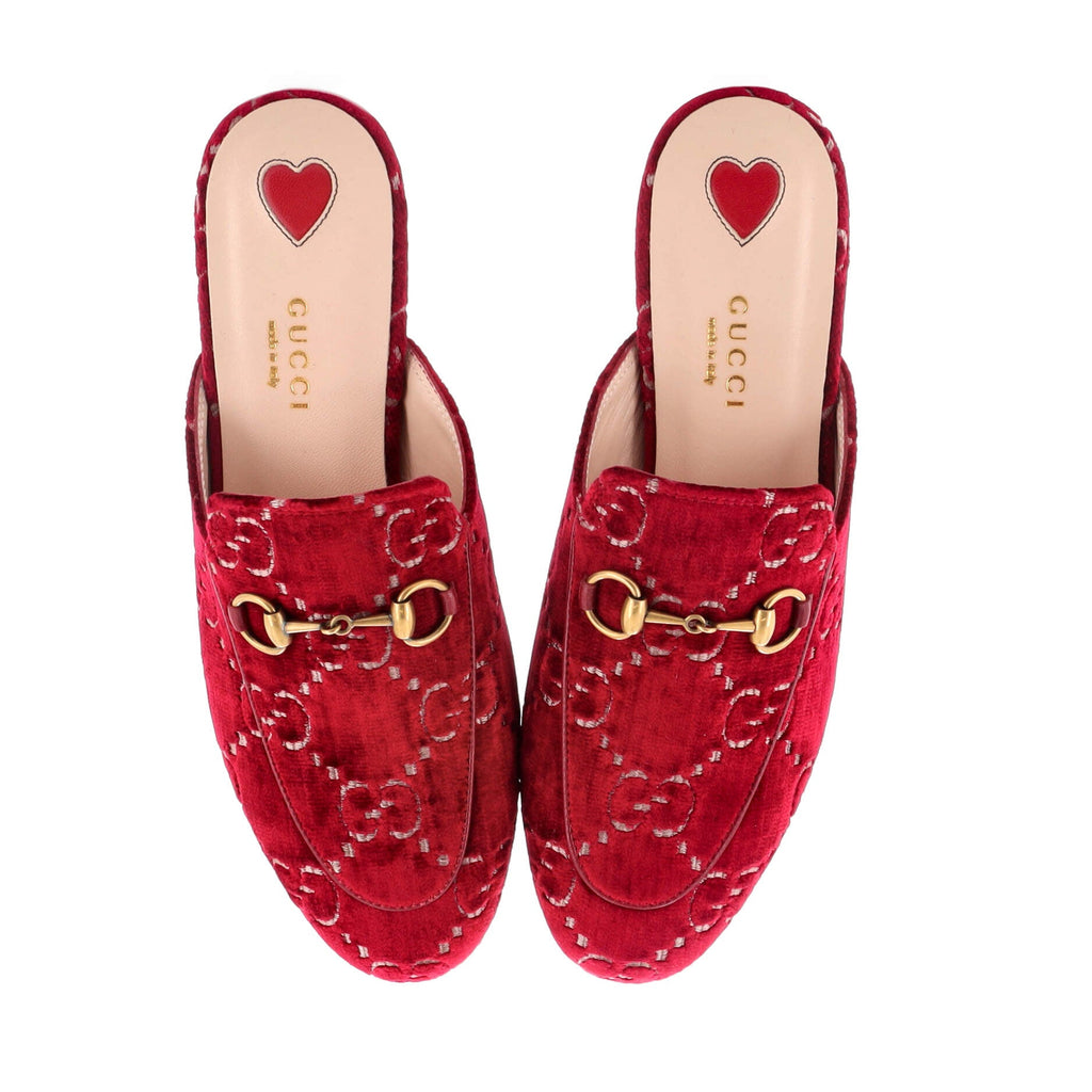Women's Princetown Mules GG Velvet
