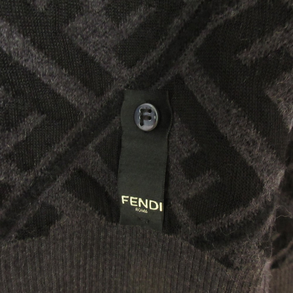 Fendi Zucca Jacquard Wool Knit
