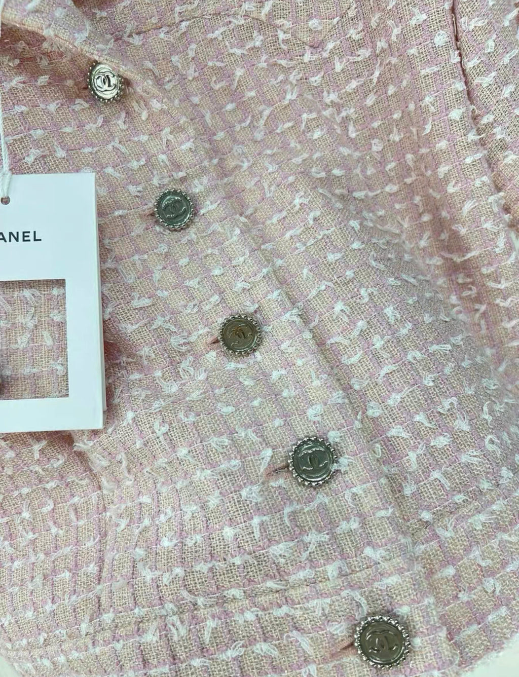Chanel 24P Pink short sleeve jacket size 34