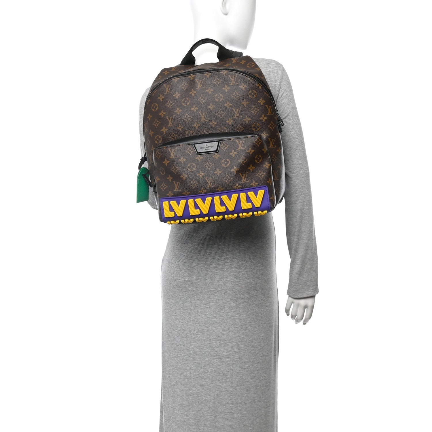 Monogram LV Rubber Discovery Backpack Multicolor