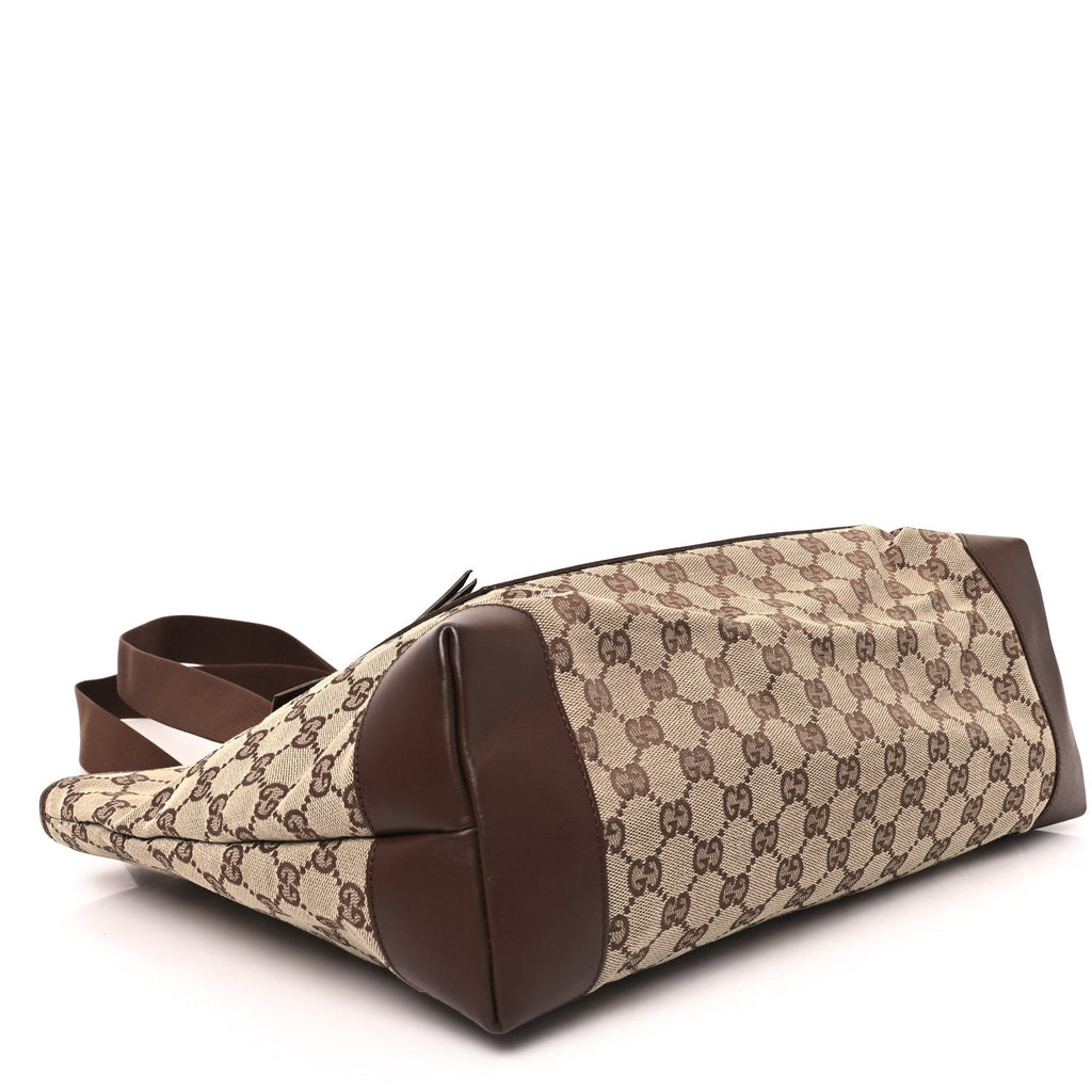 Monogram Tote Bag Brown