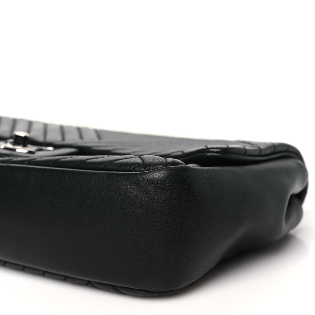 Lambskin Small CC Crossing Flap Black