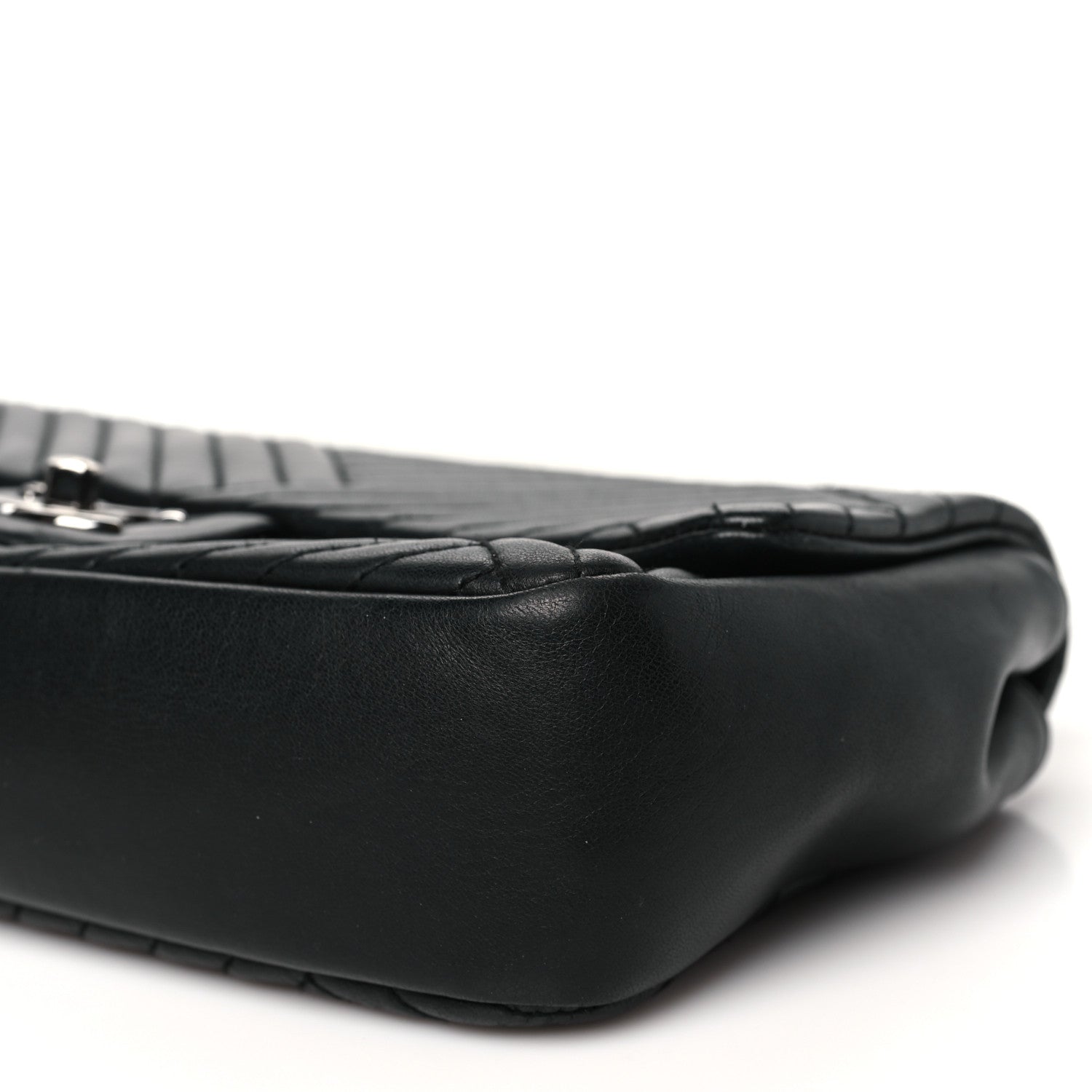 Lambskin Small CC Crossing Flap Black