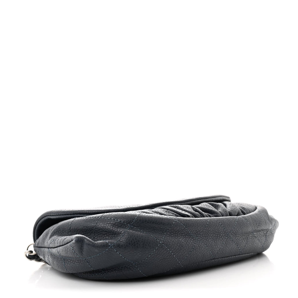 Caviar Half Moon Wallet On Chain WOC Dark Blue