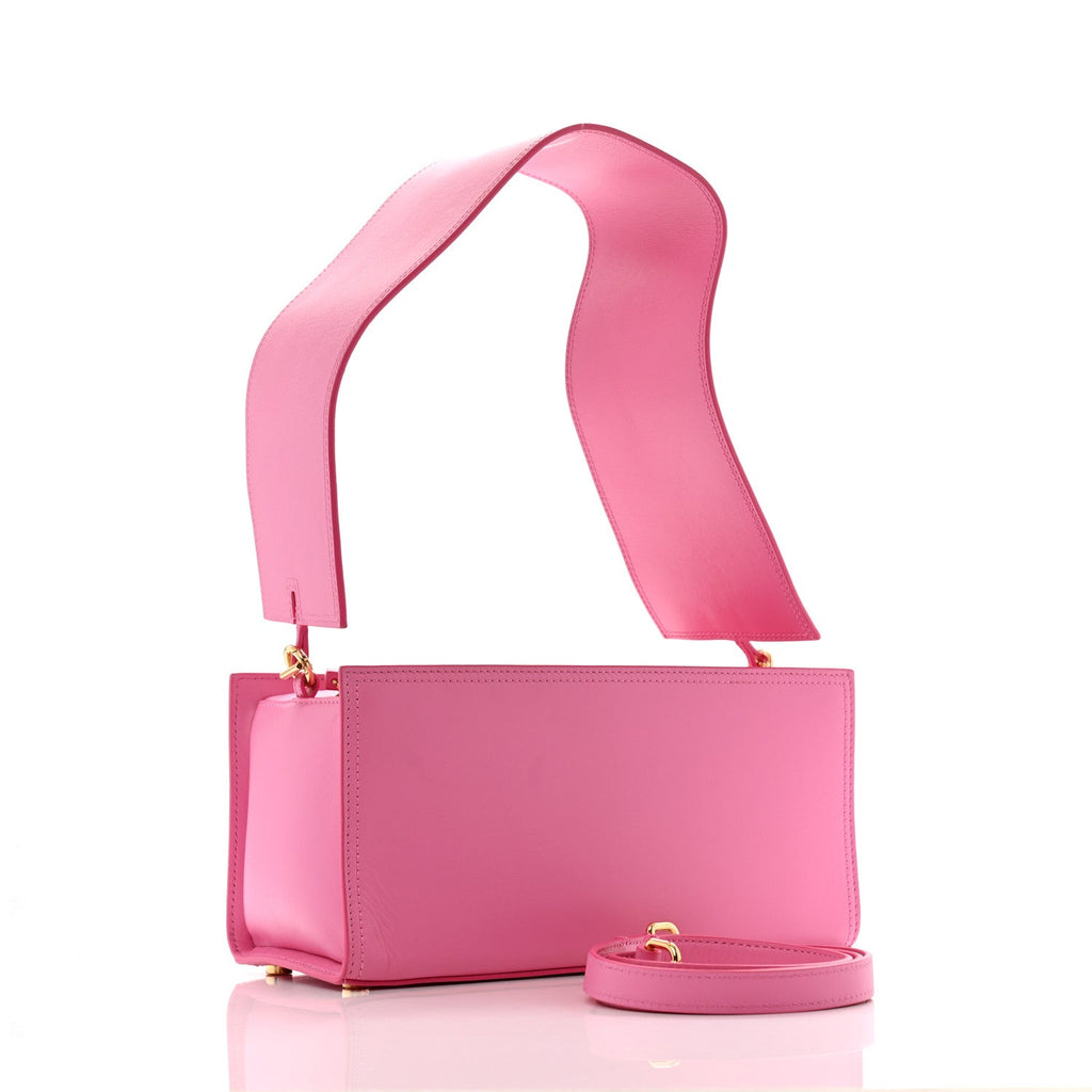 Smooth Calfskin Le Rectangle Shoulder Bag Pink