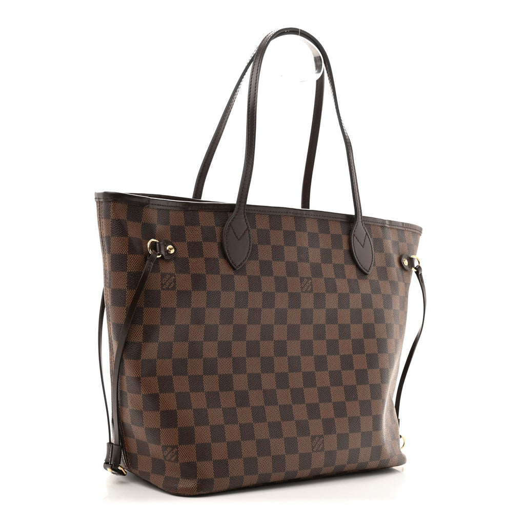 Damier Ebene Neo Neverfull MM Rose Ballerine
