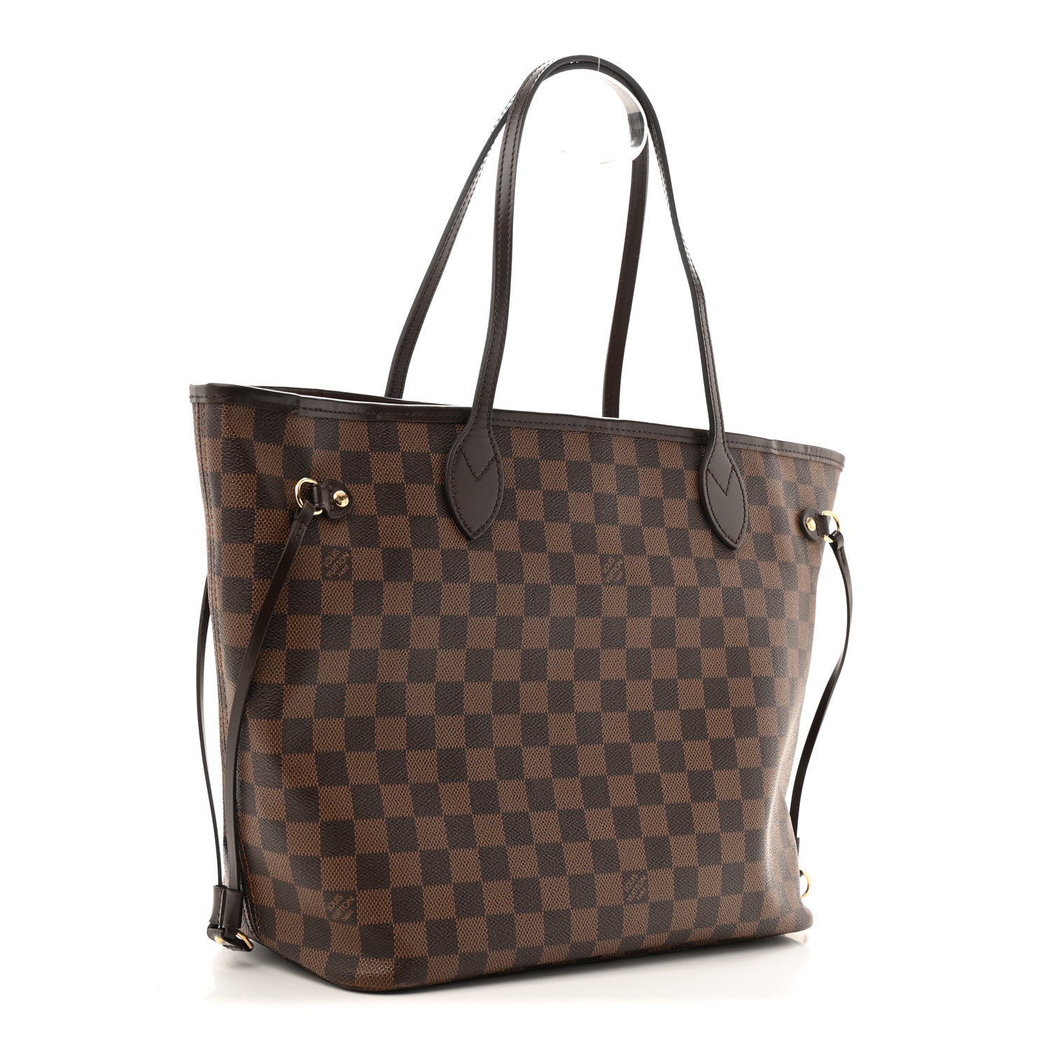 Damier Ebene Neo Neverfull MM Rose Ballerine