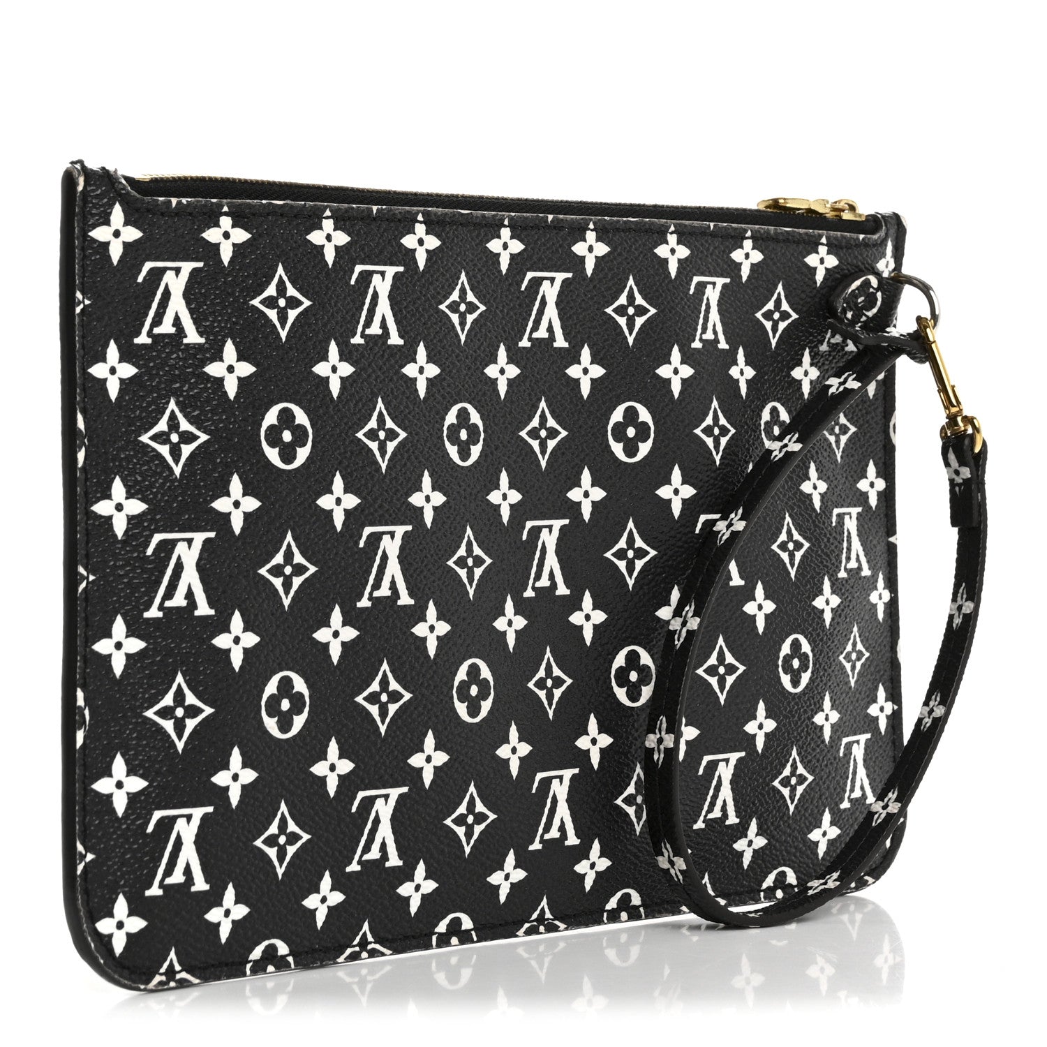 Monogram Giant Jungle Neverfull MM GM Pochette Black