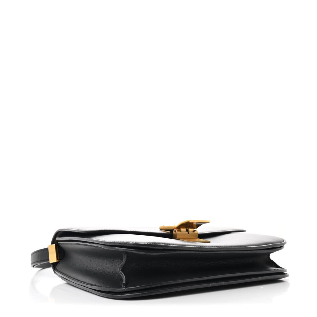 Box Calfskin Medium Classic Box Flap Bag Anthracite