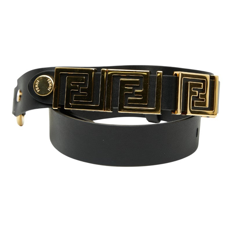 Fendi FF Logo Leather Belt