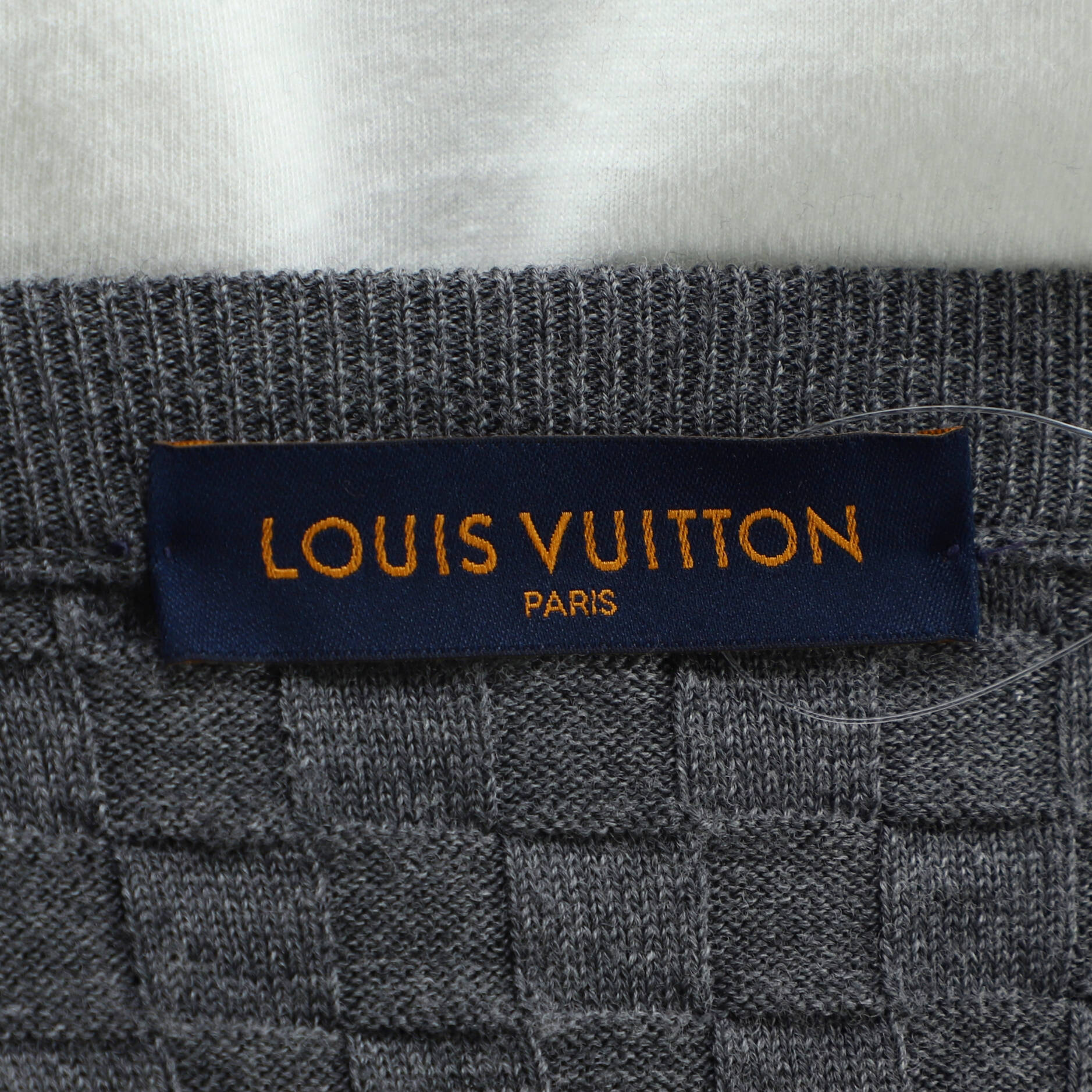 Men's Damier Signature Crewneck Sweater Wool