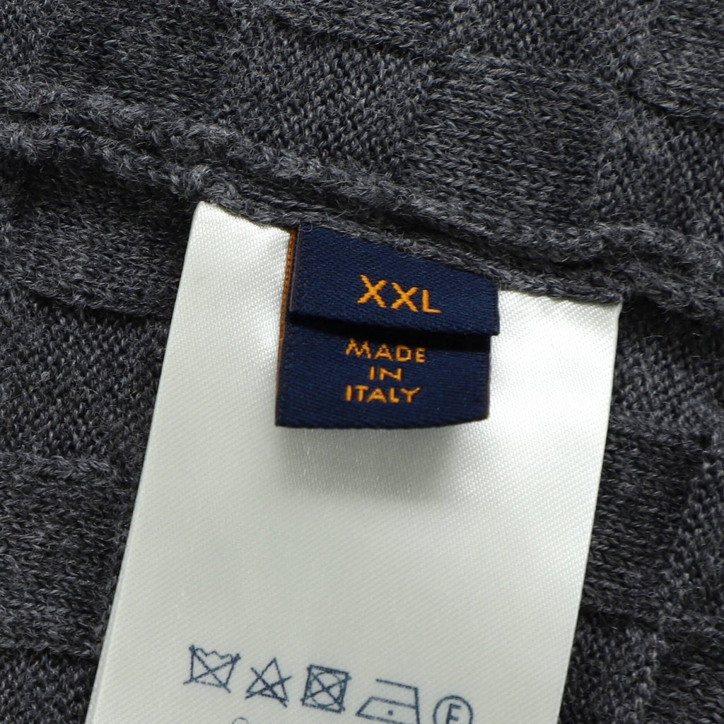 Men's Damier Signature Crewneck Sweater Wool