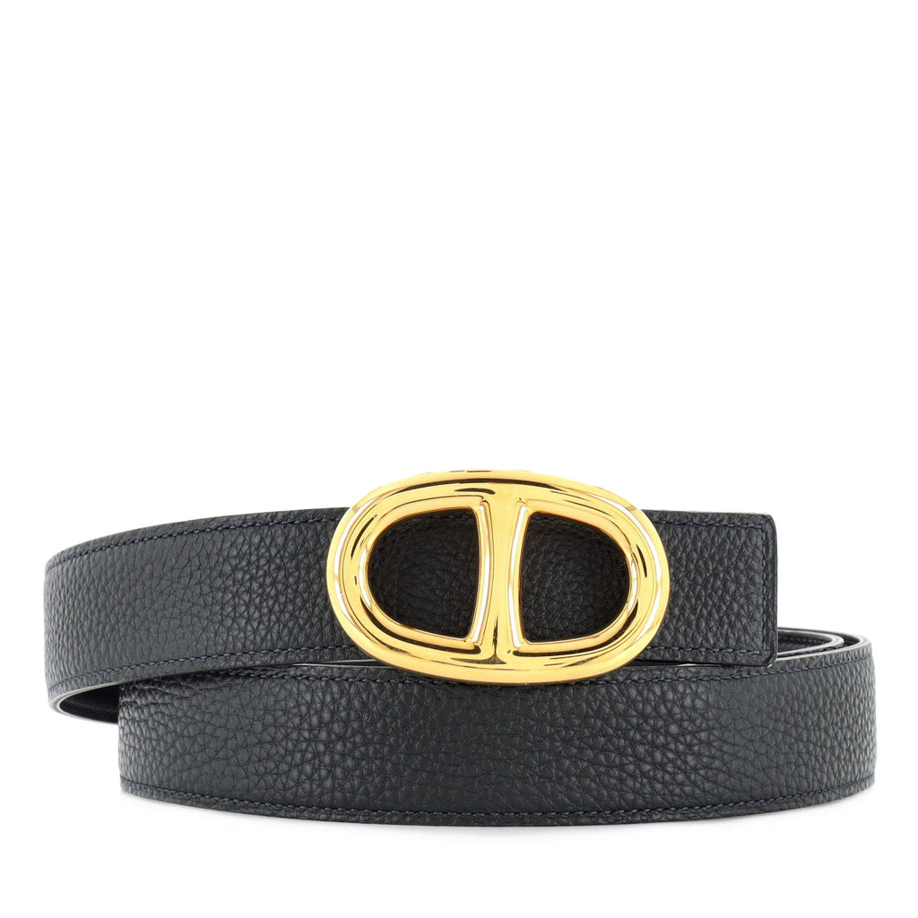 Chaine D'Ancre Reversible Belt Leather Medium 90