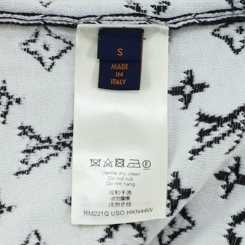 Men's Crewneck Sweater Monogram Degrade Cotton