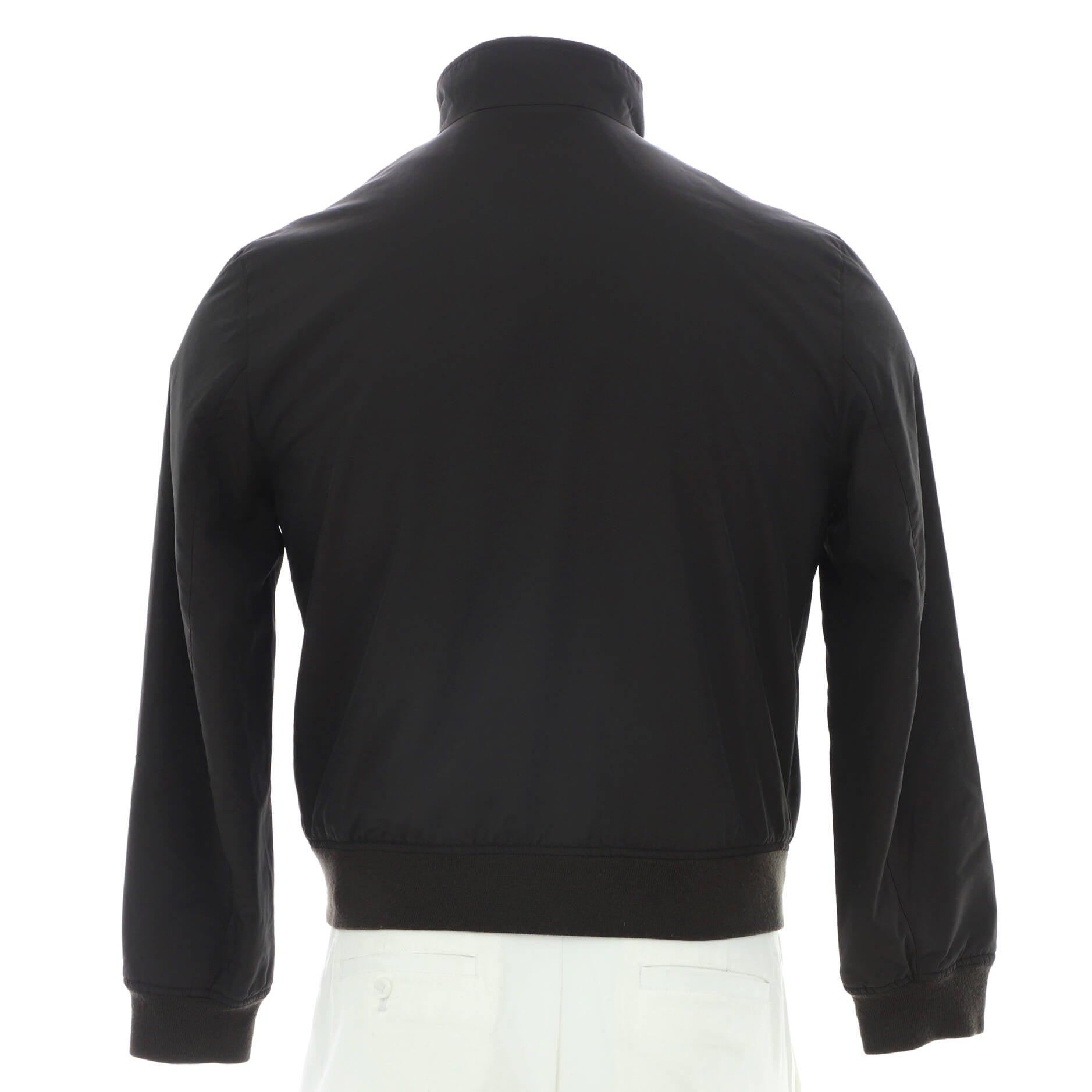 Men's Zip Up Bomber Jacket Nylon Blend
